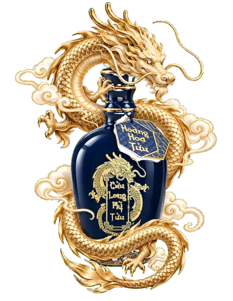Hoàng Hoa Tửu - Bình gốm Bát Tràng